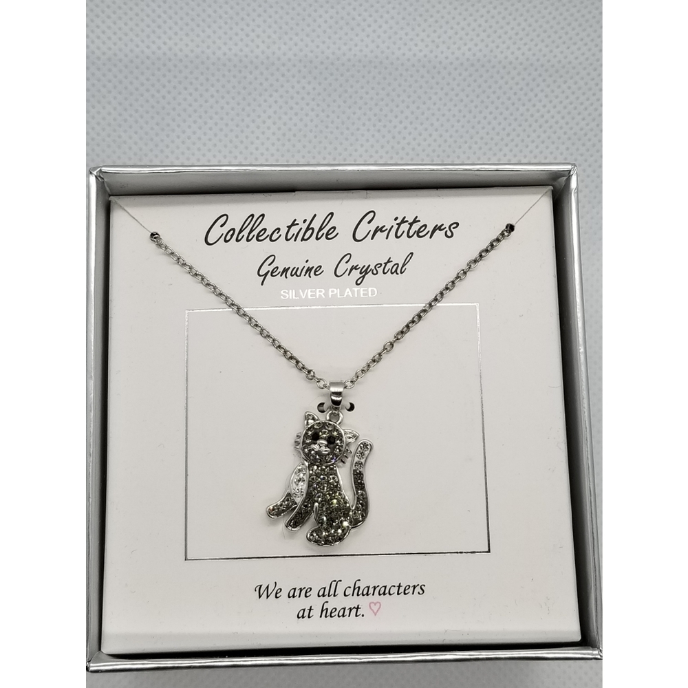 collectible critters cat necklace
